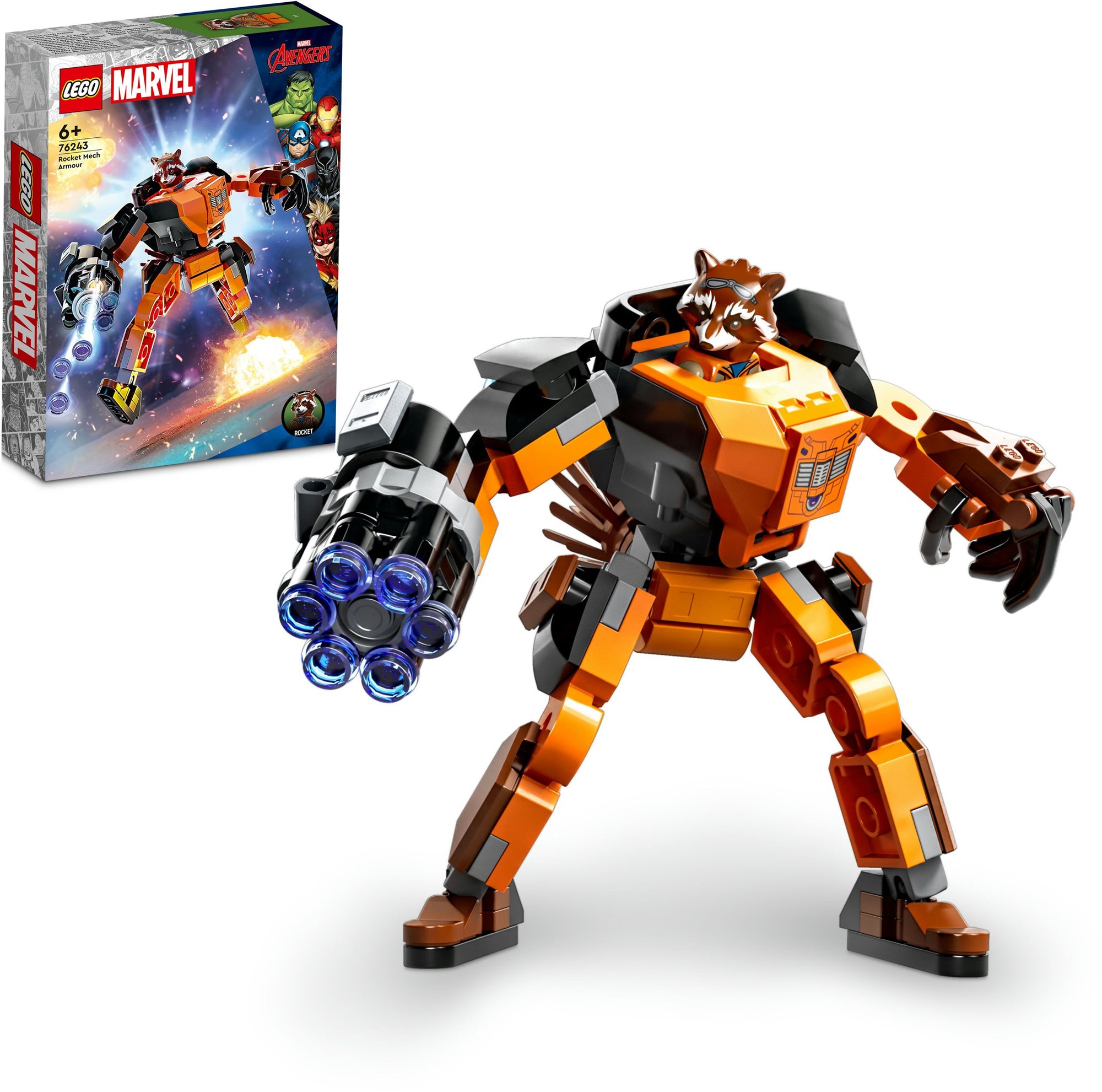 LEGO® Marvel 76243 Rocket v robotickom brnení LEGO stavebnica