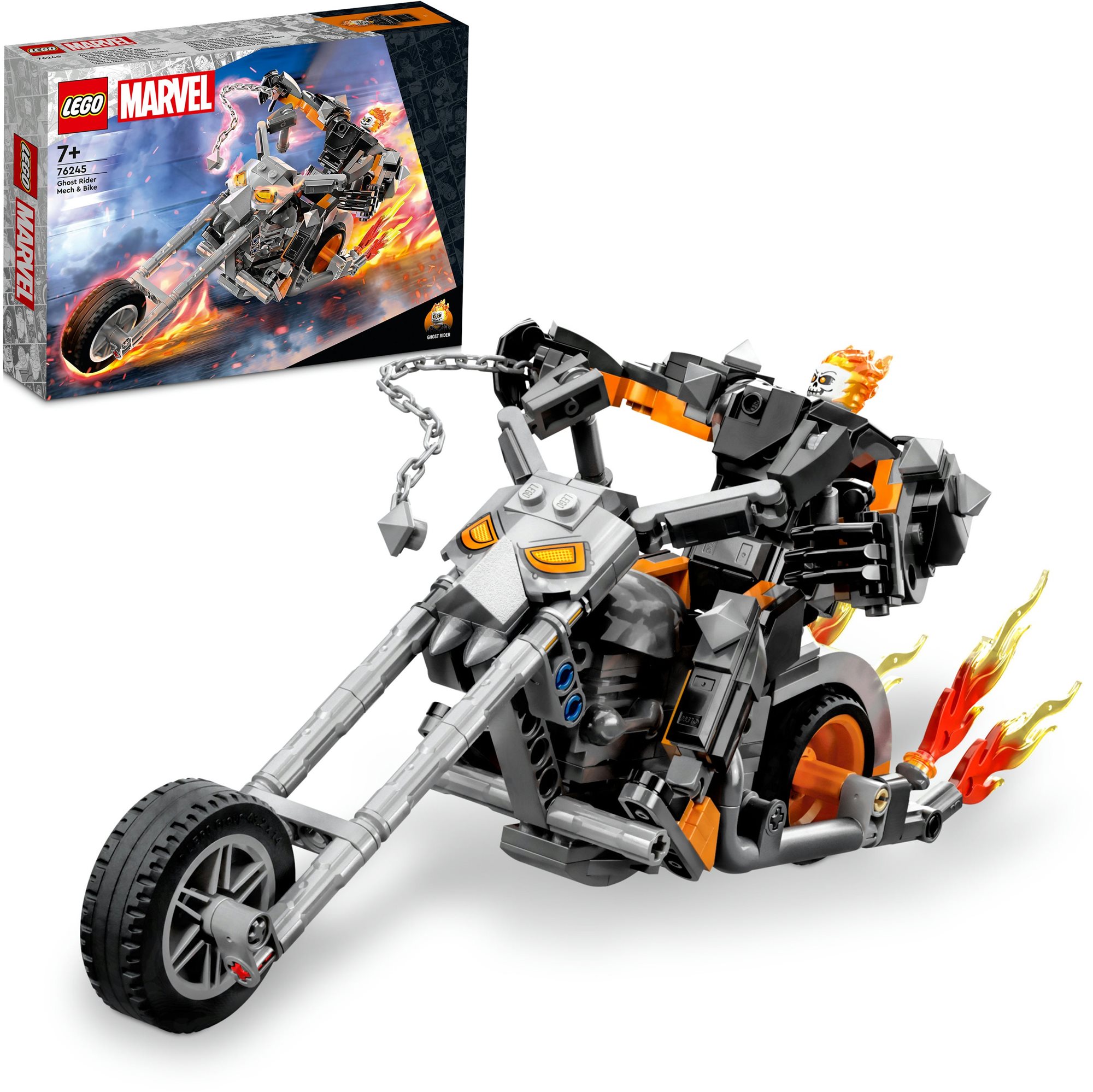 LEGO® Marvel Szellemlovas robot és motor 76245 LEGO