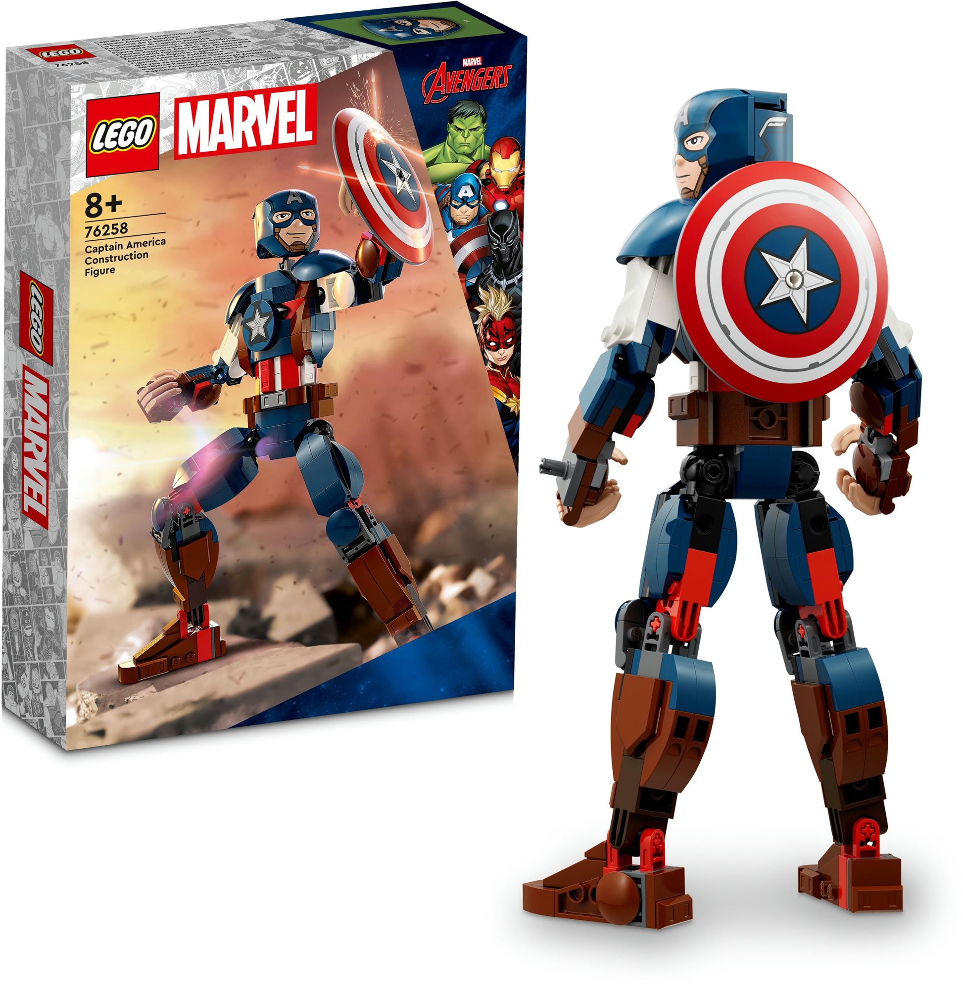 LEGO® Marvel Amerika Kapitány építőfigura 76258 LEGO