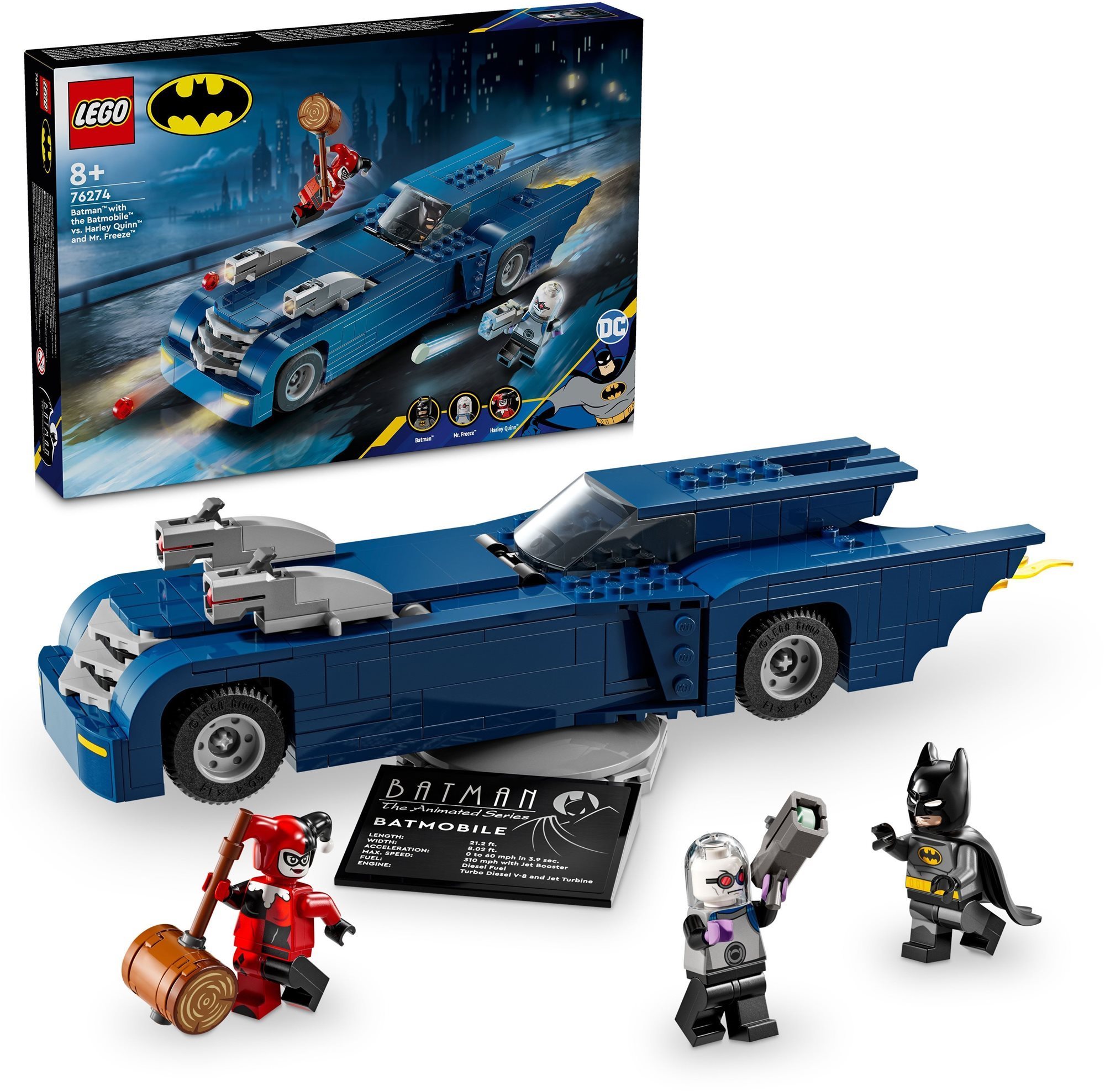 LEGO® DC Batman™ 76274 Batman™ és a Batmobile™ vs. Harley Quinn™ és...