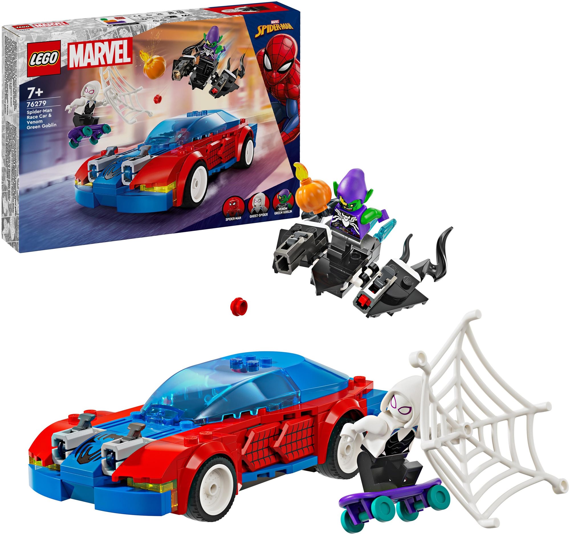 LEGO® Marvel 76279 Pókember versenyautó & Venomizált Zöld Manó LEGO