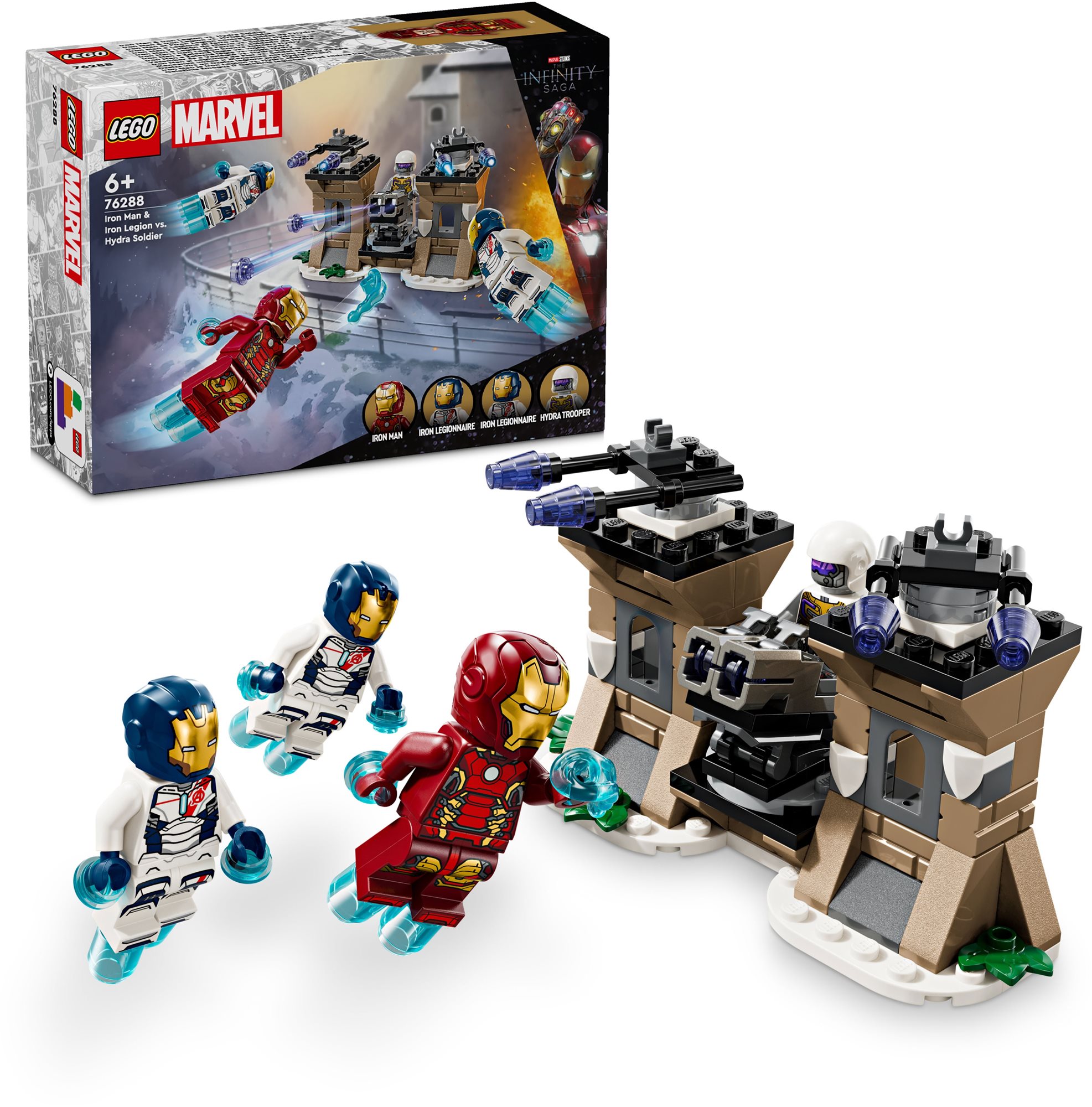 LEGO® Marvel 76288 Iron Man a Železná légia vs. vojak Hydry LEGO...
