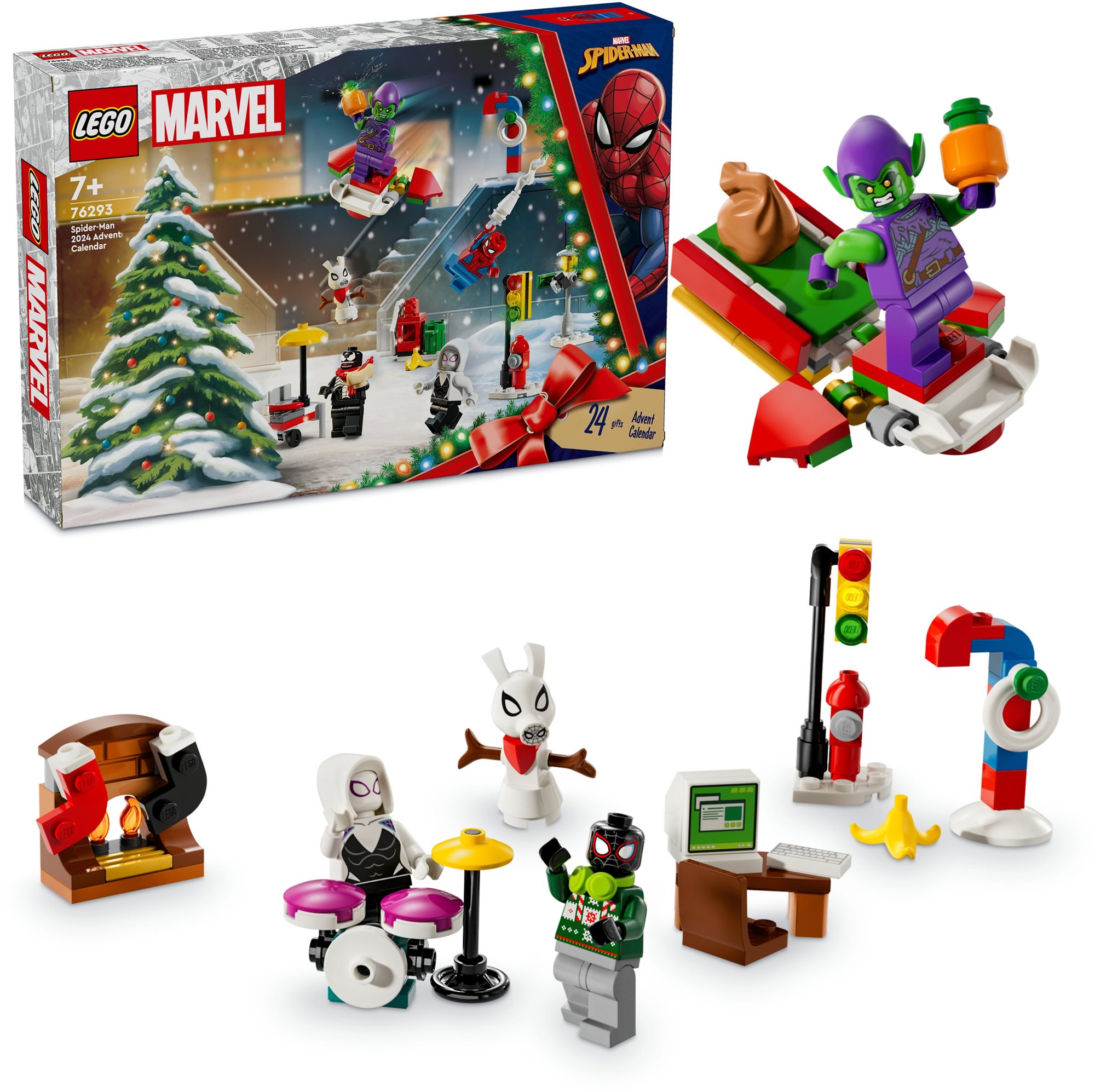 LEGO® Marvel 76293 Pókember Adventi naptár 2024 LEGO