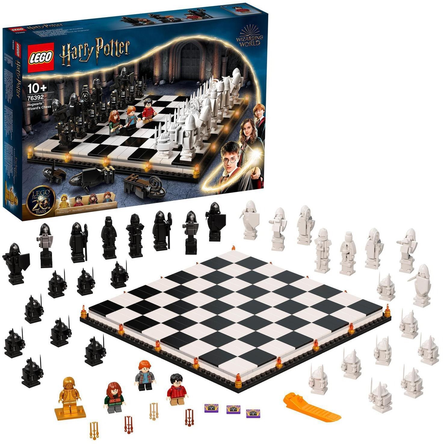 LEGO Harry Potter 76392 Le jeu d’échecs version sorcier de Poudl...