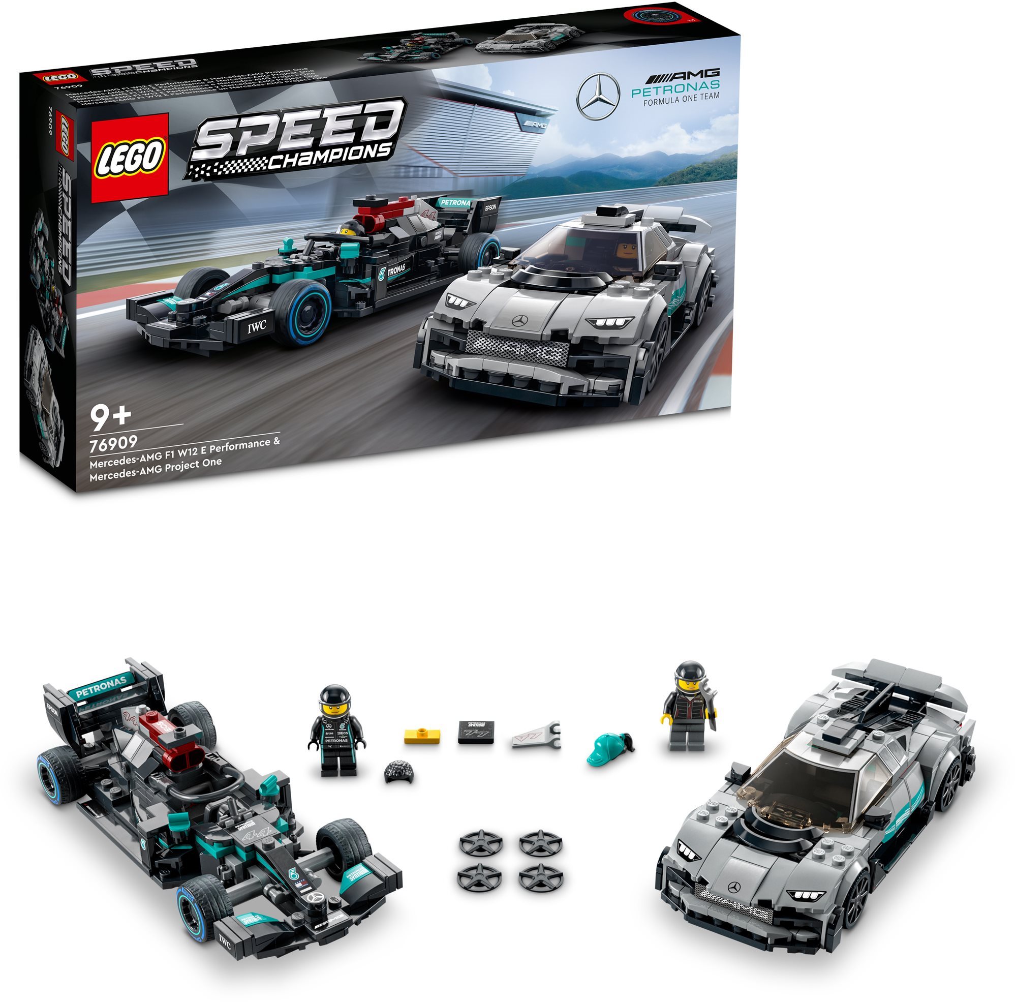 LEGO® Speed Champions 76909 Mercedes-AMG F1 W12 E Performance a...