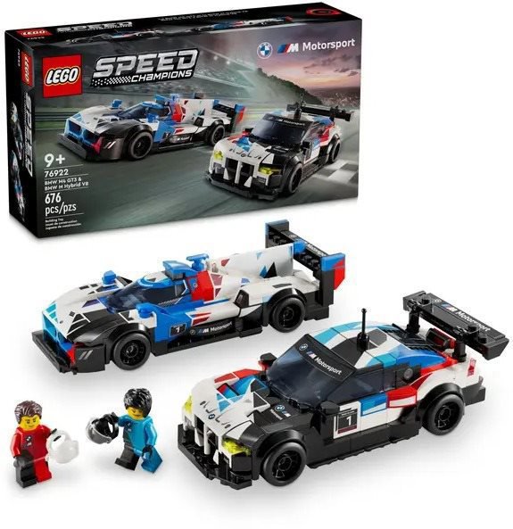 LEGO® Speed Champions BMW M4 GT3 és BMW M Hybrid V8 versenyautók...