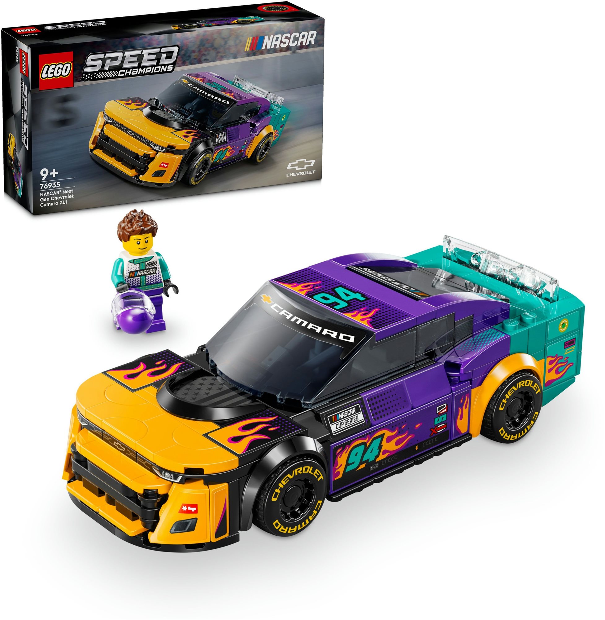 LEGO® Speed Champions NASCAR® Next Gen Chevrolet Camaro ZL1 76935...