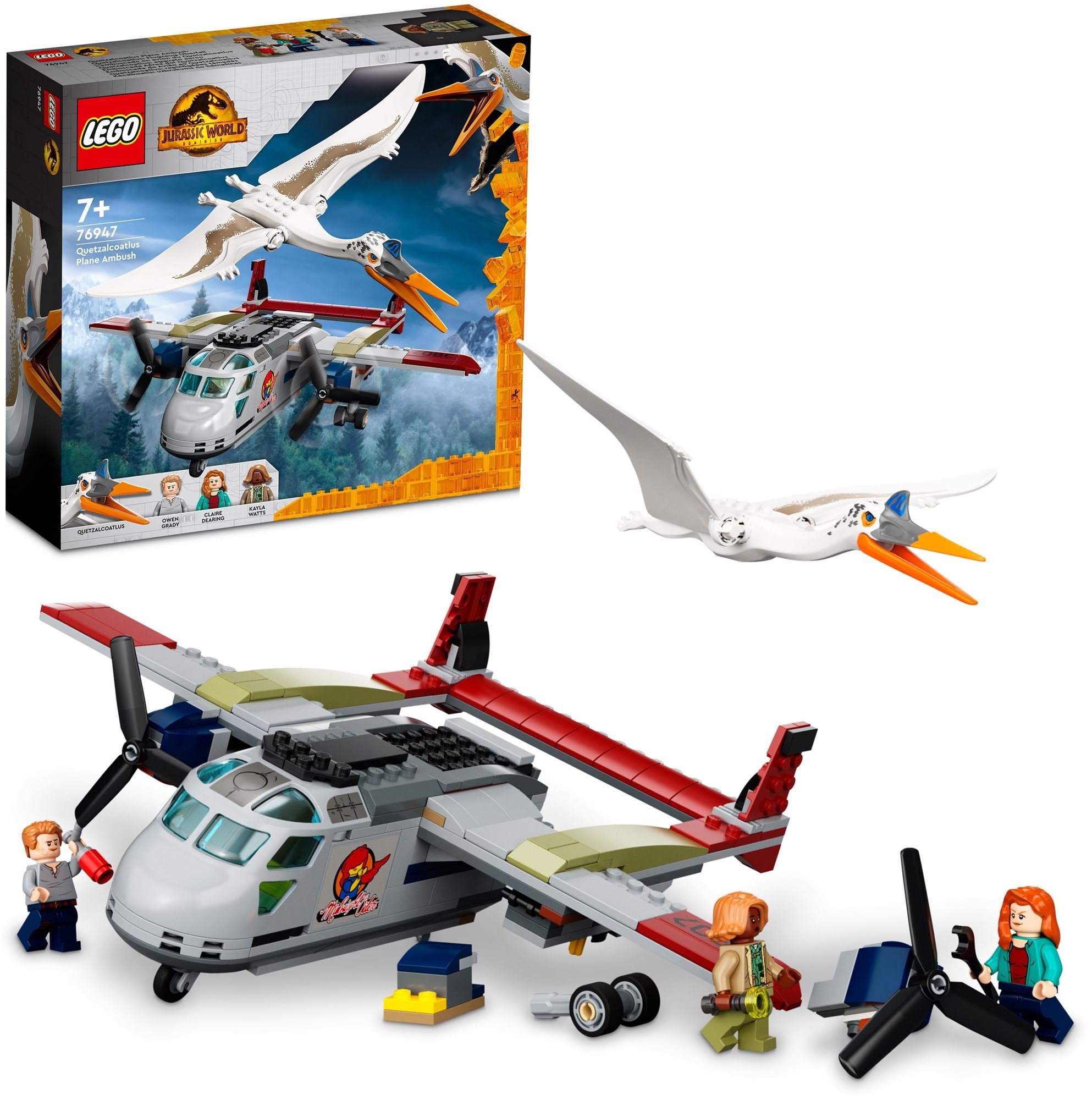 LEGO Jurassic World 76947 L’embuscade en avion du Quetzalcoatlus...
