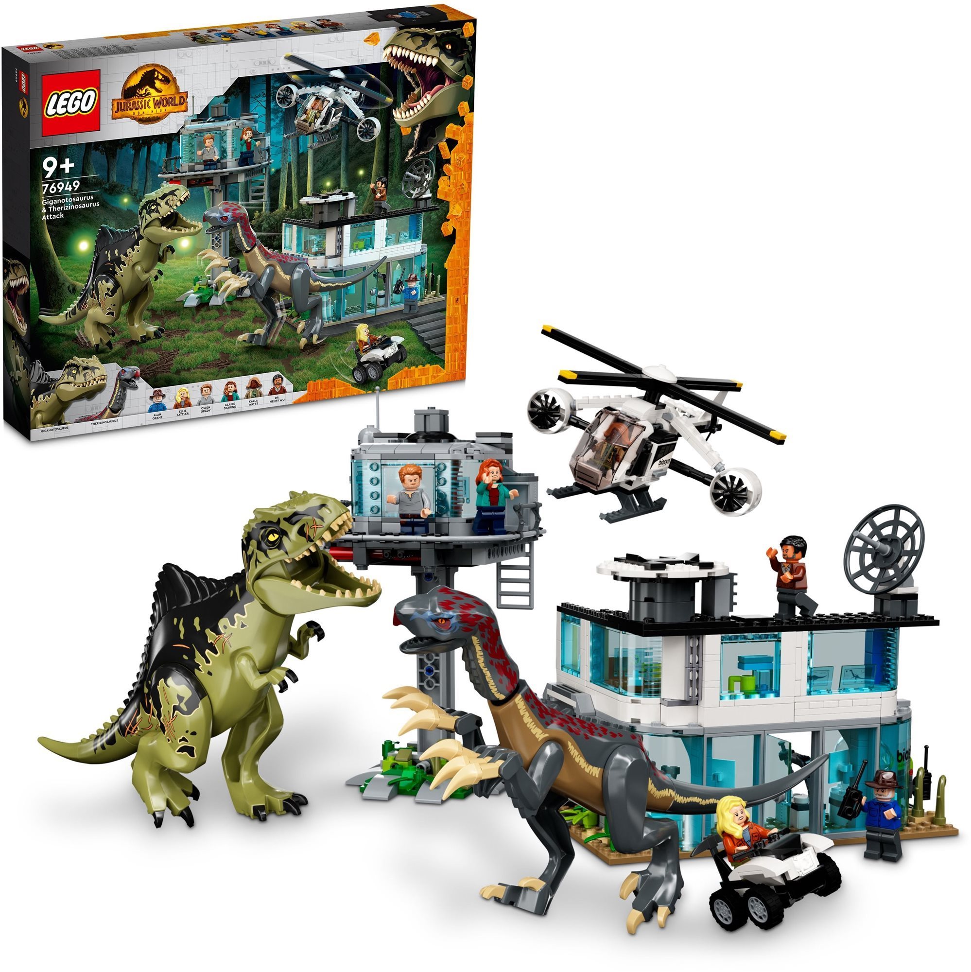 LEGO® Jurassic World 76949 Giganotosaurus & Therizinosaurus Angriff...