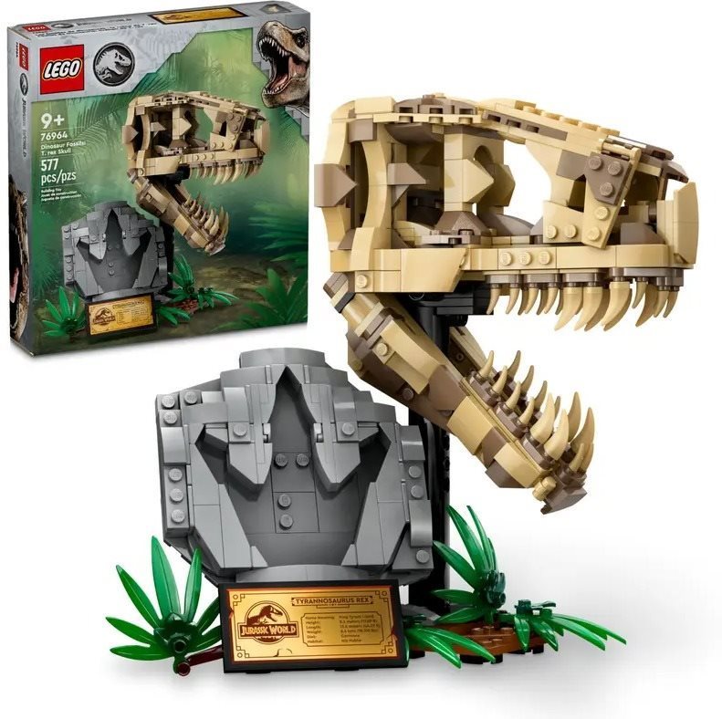 LEGO® Jurassic World Dinoszaurusz maradványok: T-Rex koponya 76964...