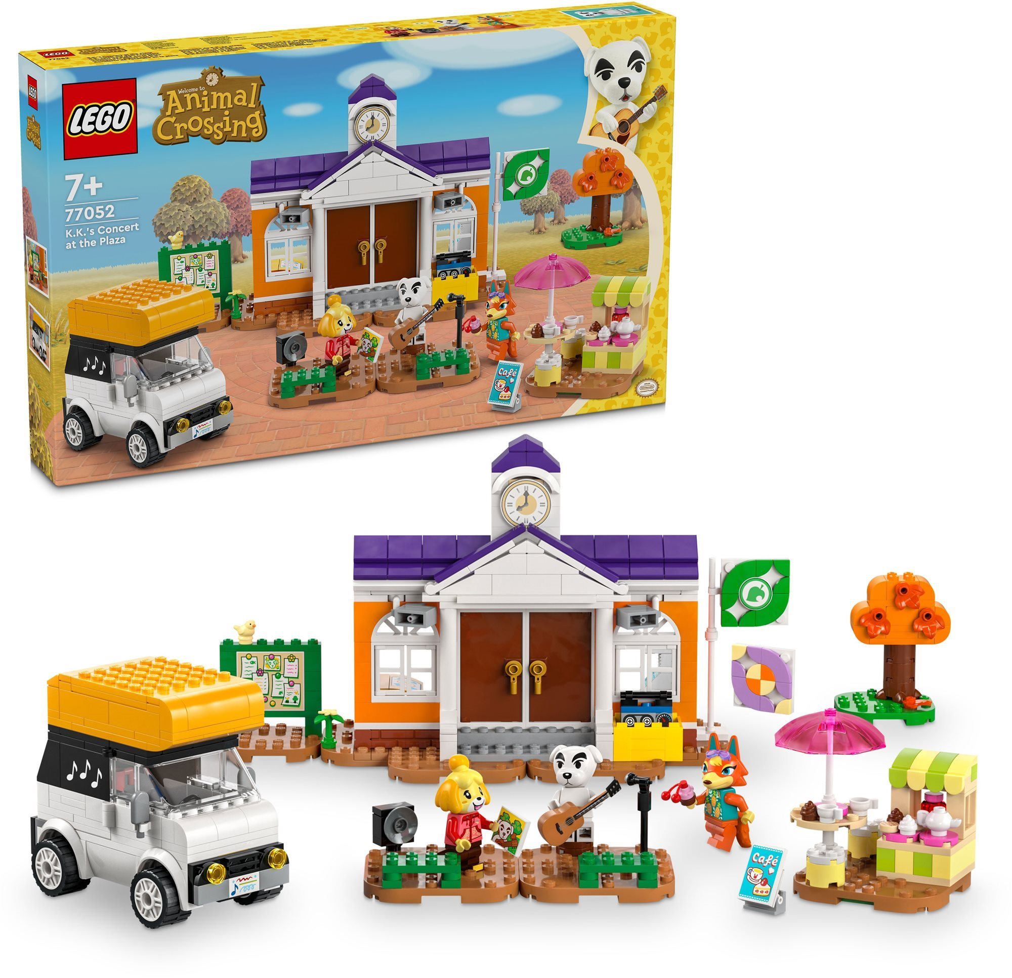 LEGO® Animal Crossing™ 77052 K.K. spielt auf dem Festplatz...