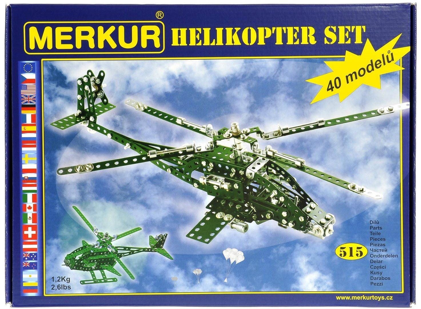 Merkur helikopter set Stavebnica