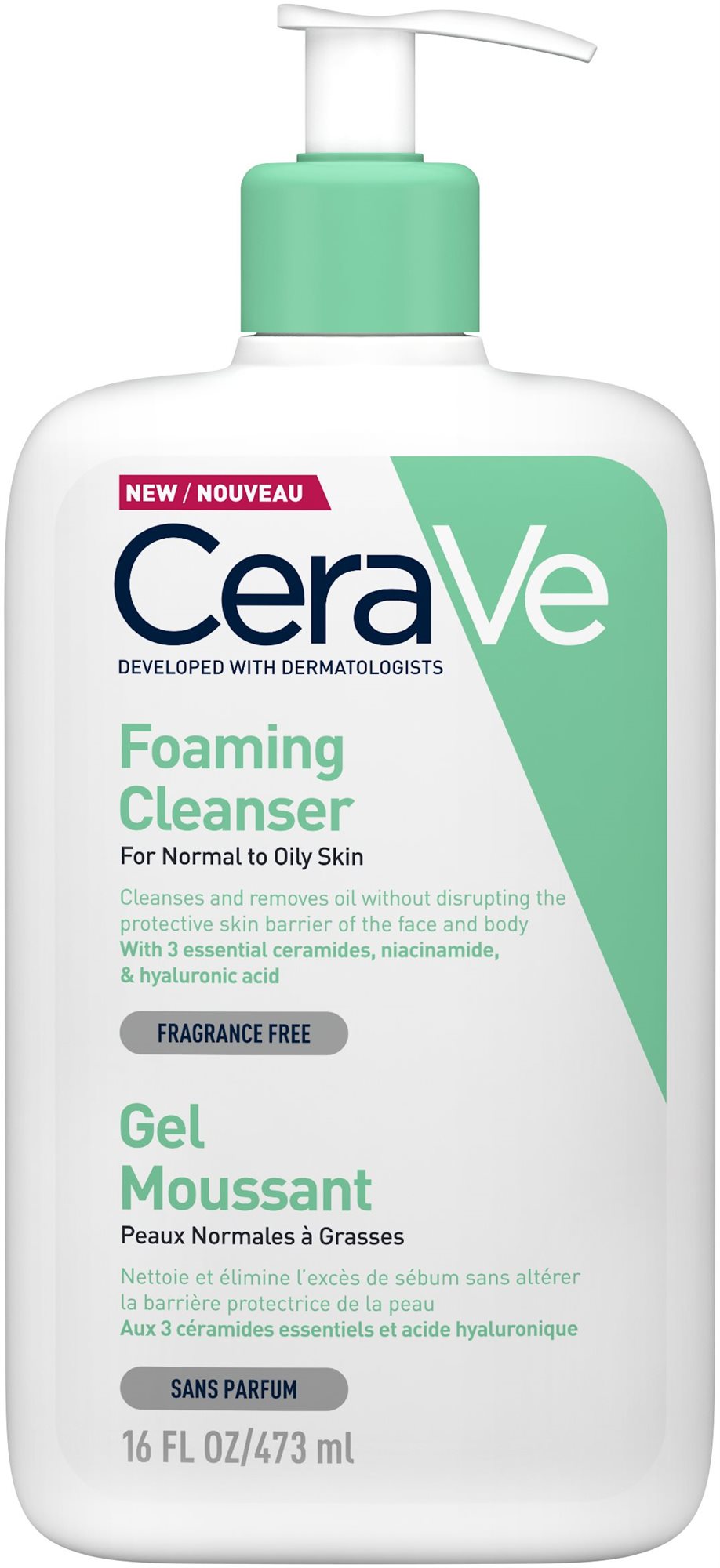 CERAVE Foaming Cleanser Gel 473 ml Čistiaci gél