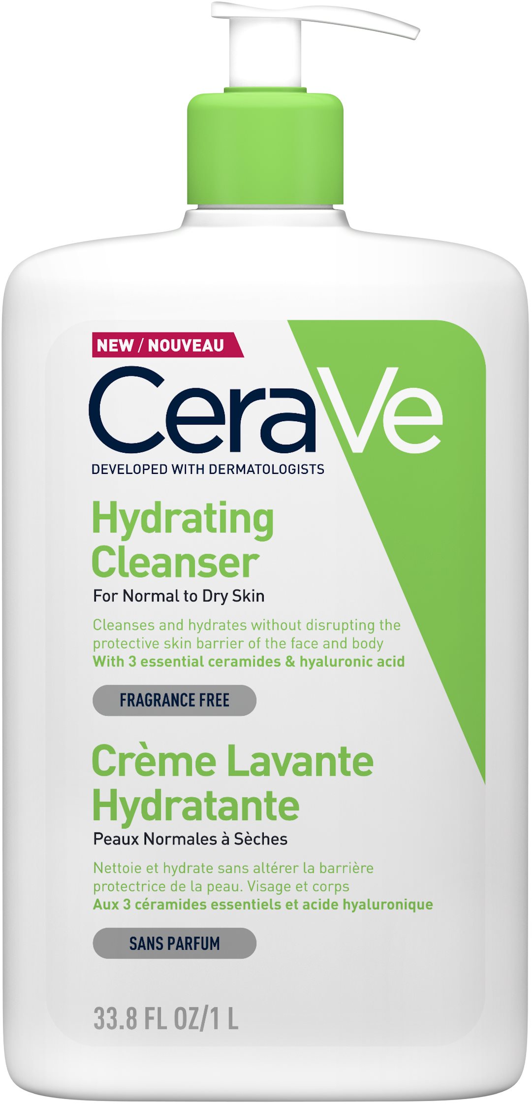 CERAVE Hydrating Cleanser 1000 ml Čistiace mlieko