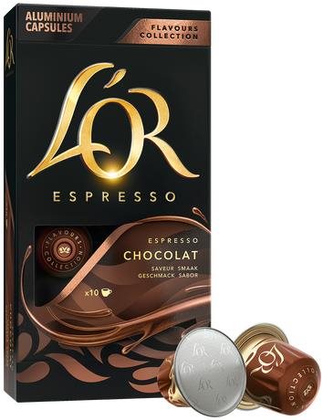 L'OR Espresso Chocolate 10 ks kapsúl na  Nespresso®* kávovary...
