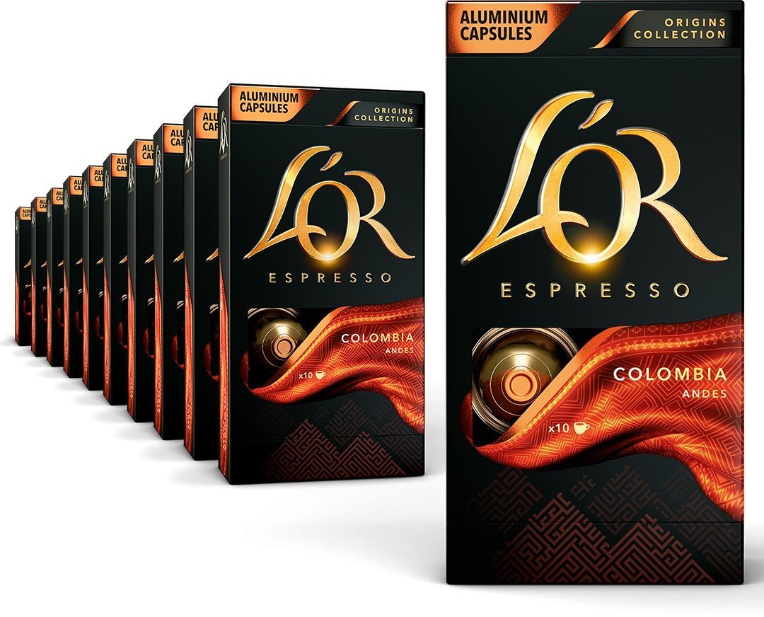 L'OR KARTON 10× Colombia 10 ks kapsuly Kávové kapsuly