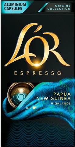 L'OR Papua 10 ks hliníkových kapsúl Kávové kapsuly