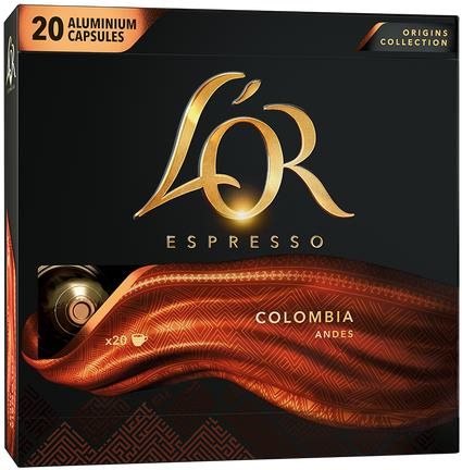 L'OR Espresso Colombia 20 ks kapsúl Kávové kapsuly