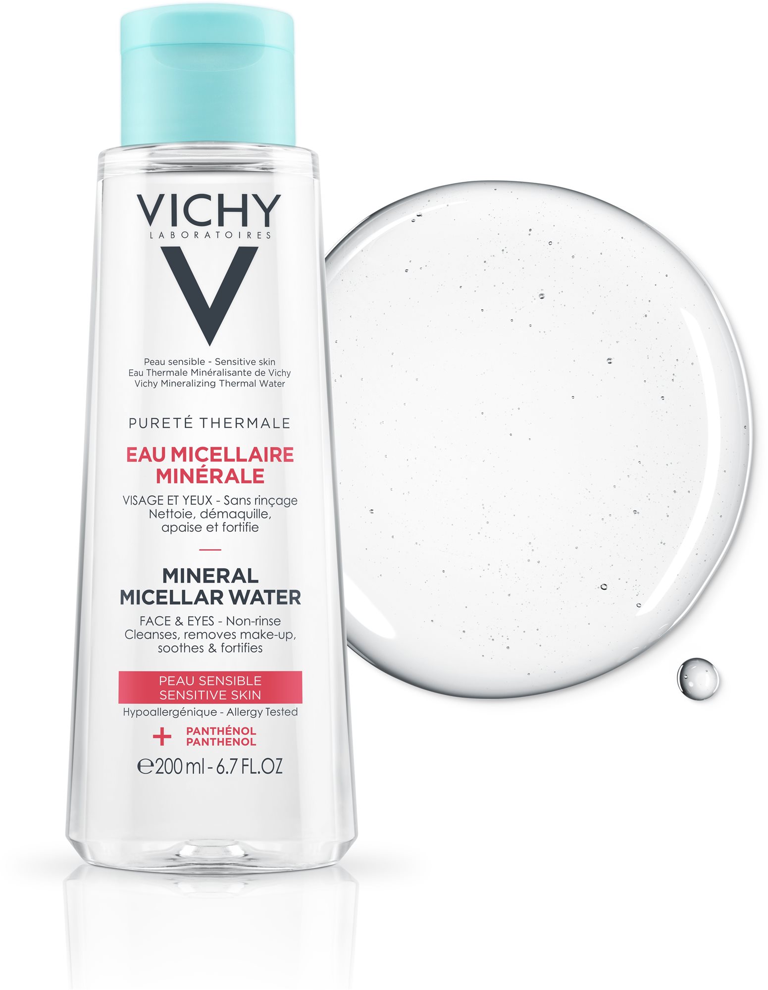 VICHY Pureté Thermale Mineral Micellar Water Sensitive Skin 200 ml...