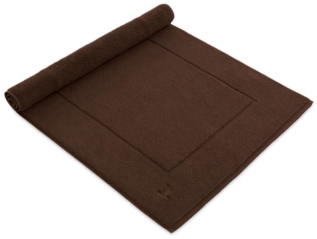 Möve Essential 60 × 60 cm hnedá Kúpeľňová predložka