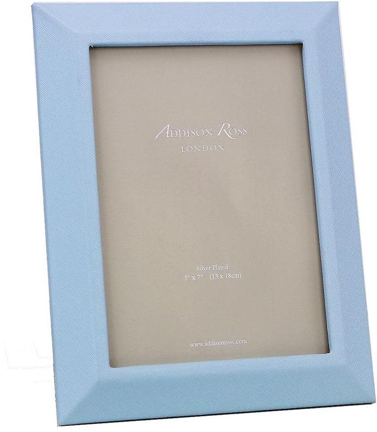 Addison Ross Faux svetlomodrý 13 × 18 cm Fotorámik