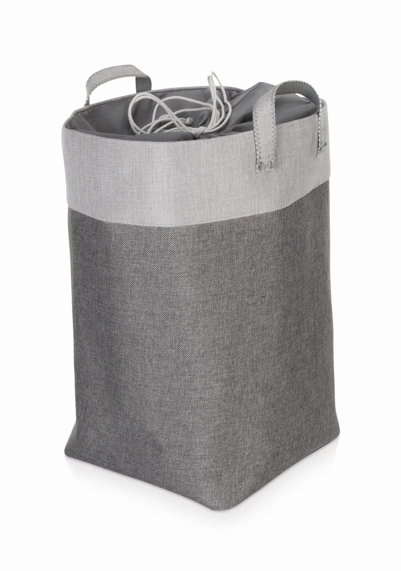 CANVAS sťahovací sivý Kôš na bielizeň
