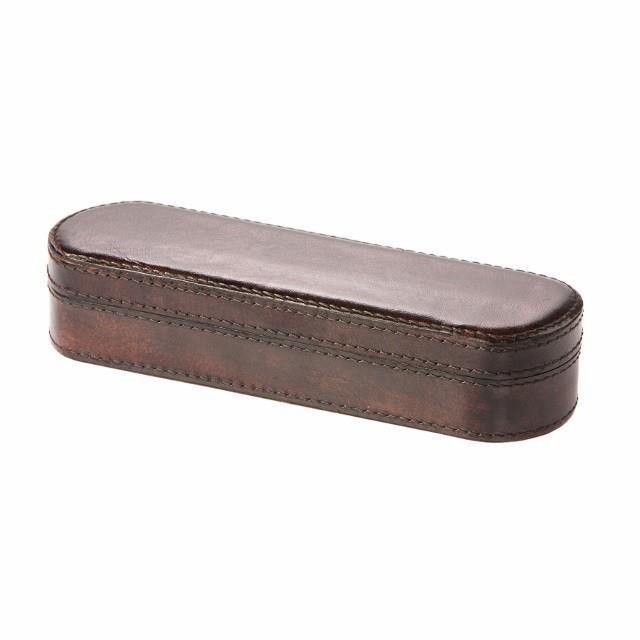 Balmuir William kožené puzdro na perá dark brown Peračník