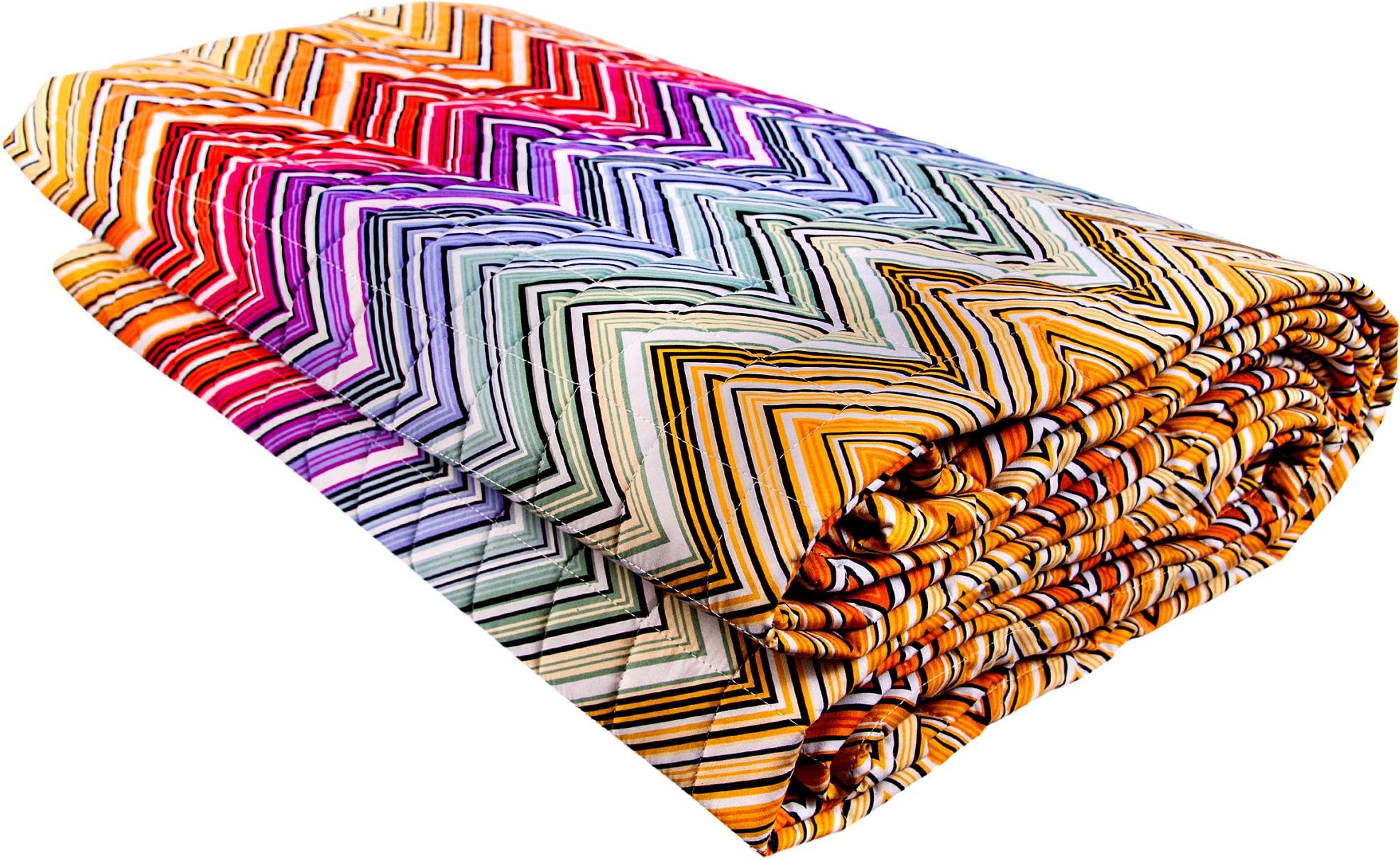 MISSONI HOME TREVOR 260 × 270 cm, oranžová Prikrývka na posteľ