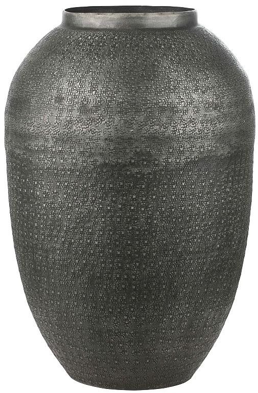 MARALIA hliníková čierna 42 cm Váza