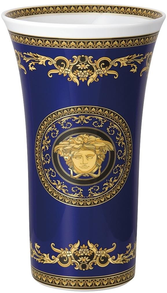 ROSENTHAL VERSACE MEDUSA BLUE 34 cm Váza