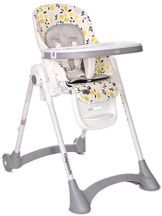 Stolička na kŕmenie Lorelli Campanella capri lemons pu leather...