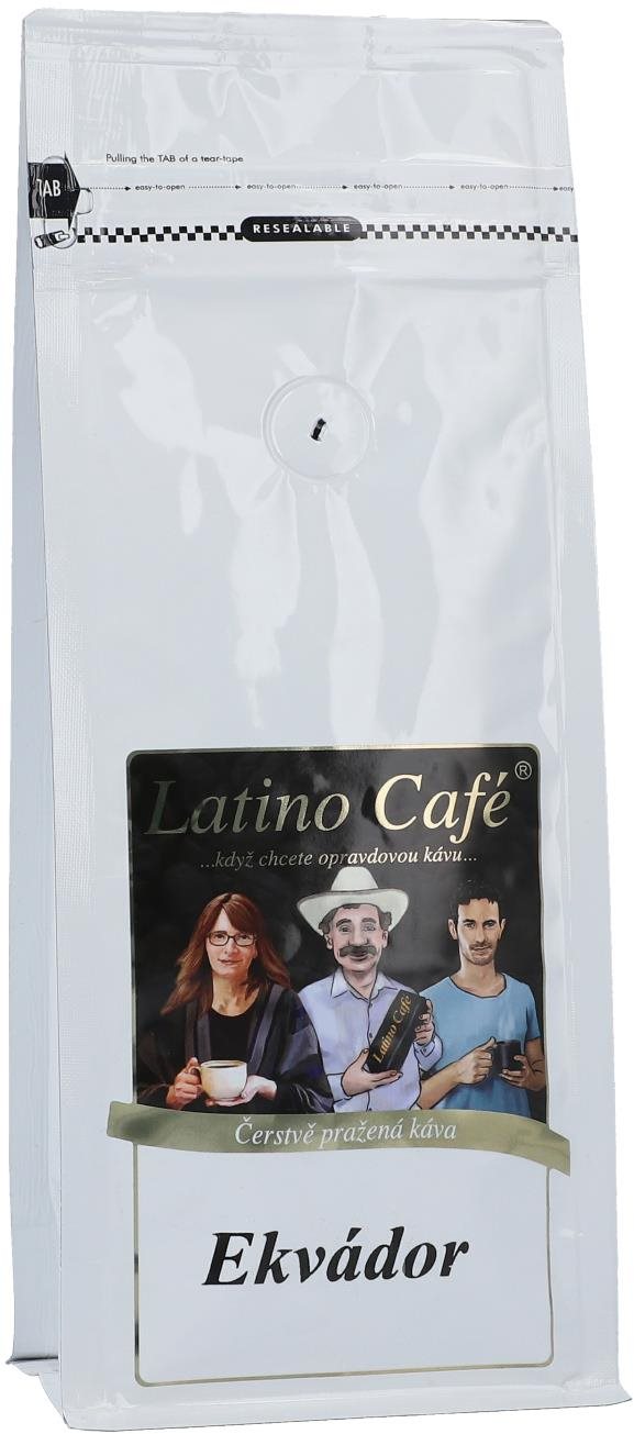 Latino Café Káva Ekvádor, zrnková 1kg Káva
