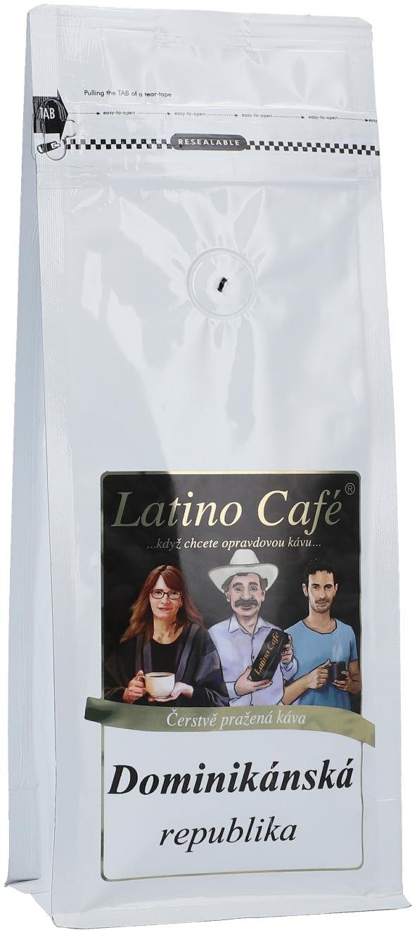 Latino Café Káva Dominikánska republika, mletá 1 kg Káva