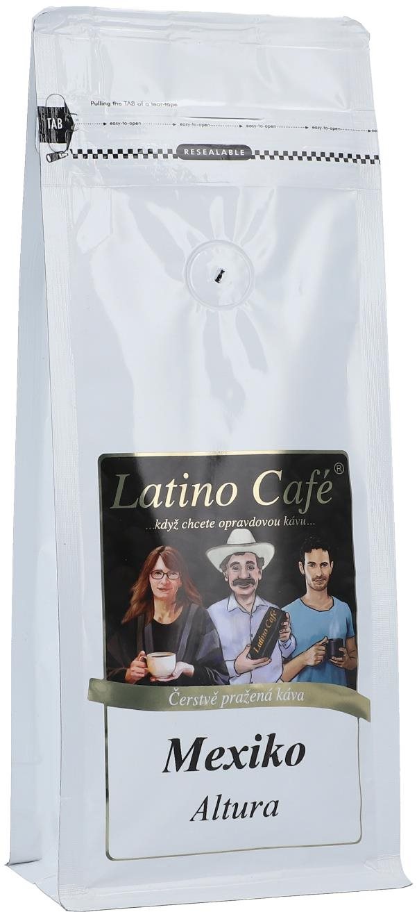 Latino Café Káva Mexiko, zrnková 500 g Káva