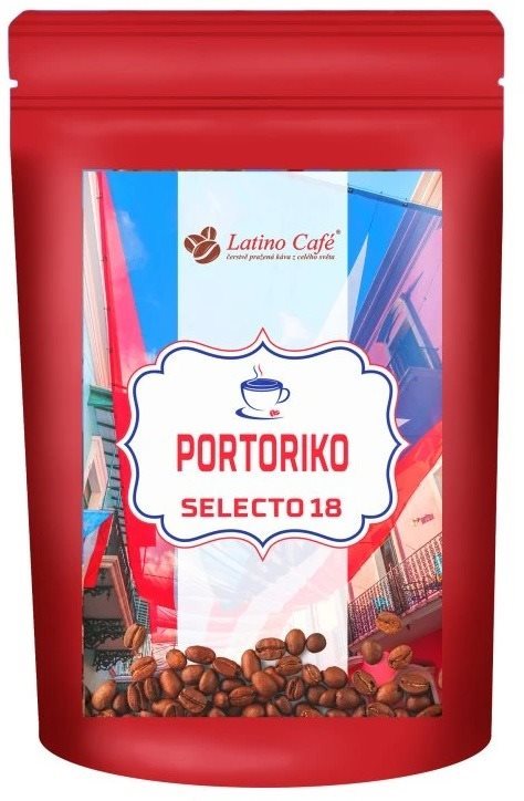 Latino Café Káva Portoriko, zrnková 1kg Káva