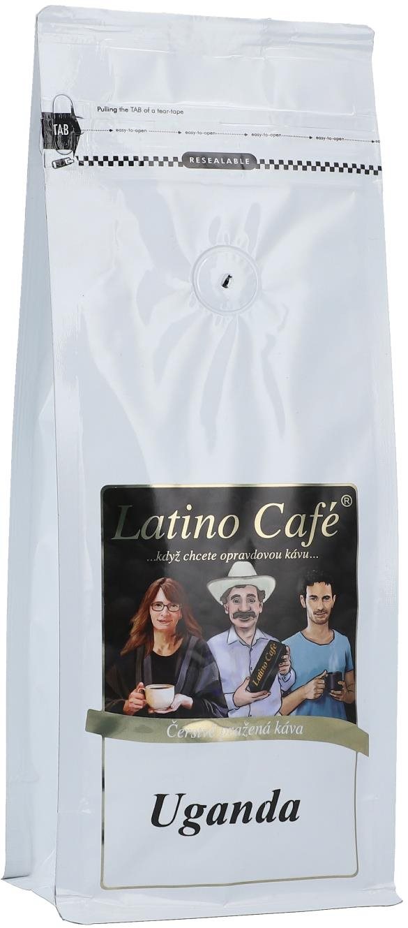 Latino Café Káva Uganda, zrnková 100g Káva