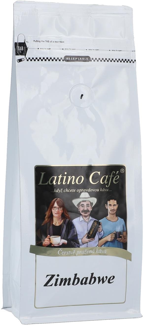 Latino Café Káva Zimbabwe, zrnková 1 kg Káva