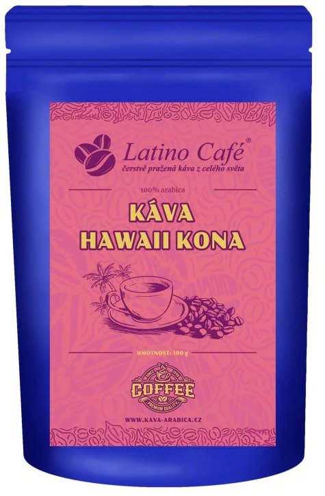 Latino Café Káva Hawaii Kona, mletá 100 g Káva
