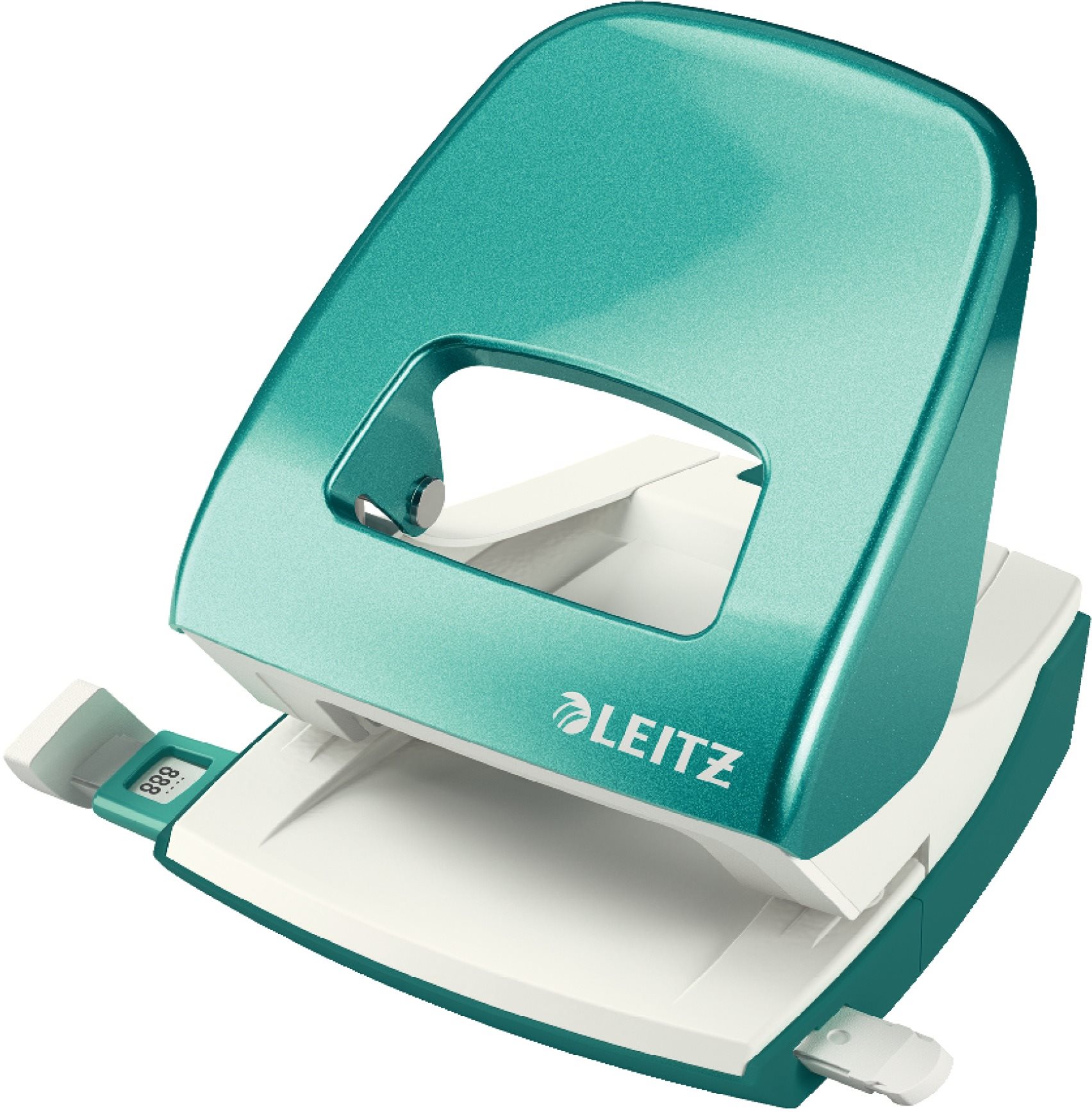 LEITZ NeXXt WOW 5008 ľadová modrá Dierovač