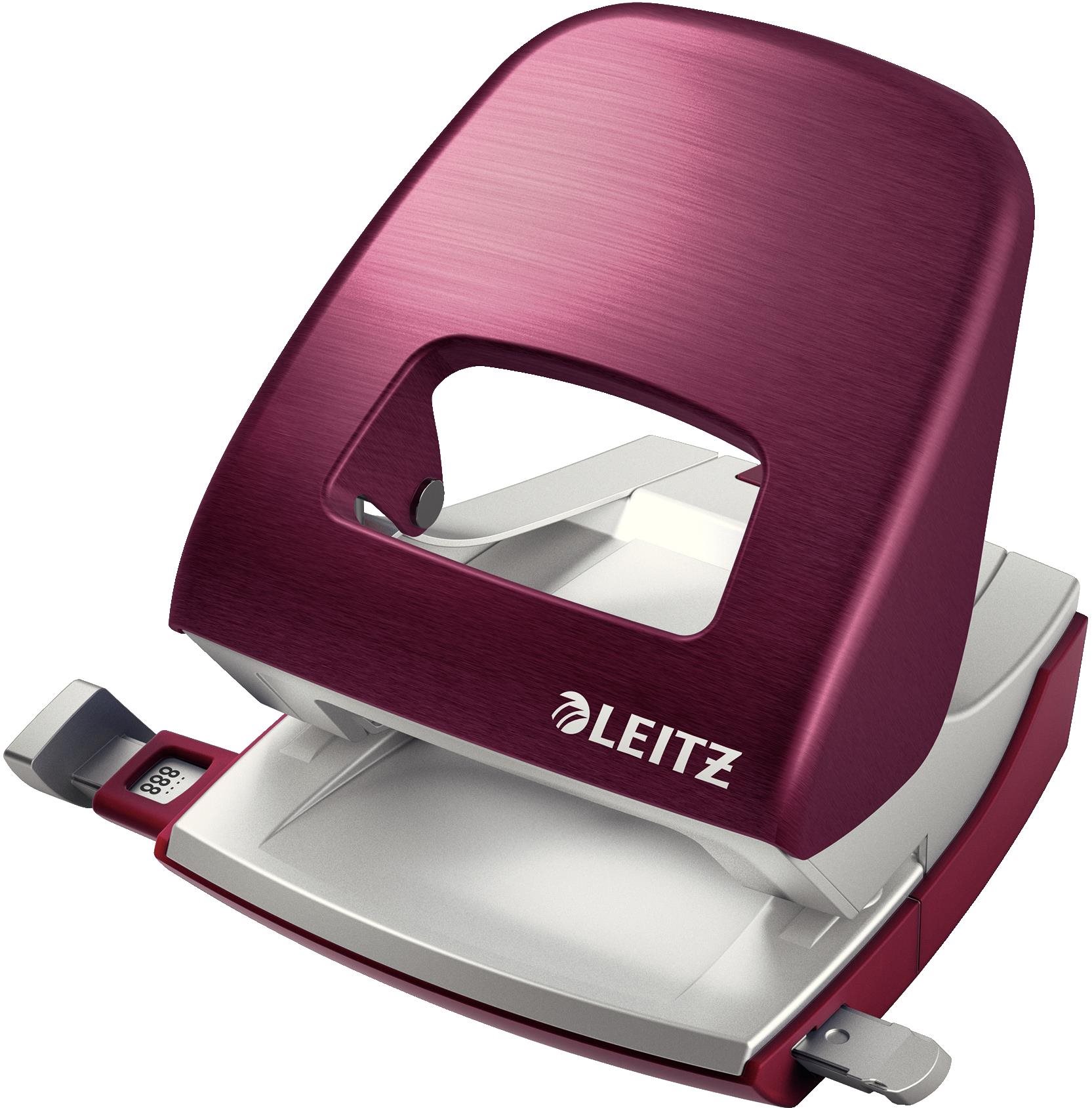 LEITZ NeXXt STYLE 5006, červený Dierovač