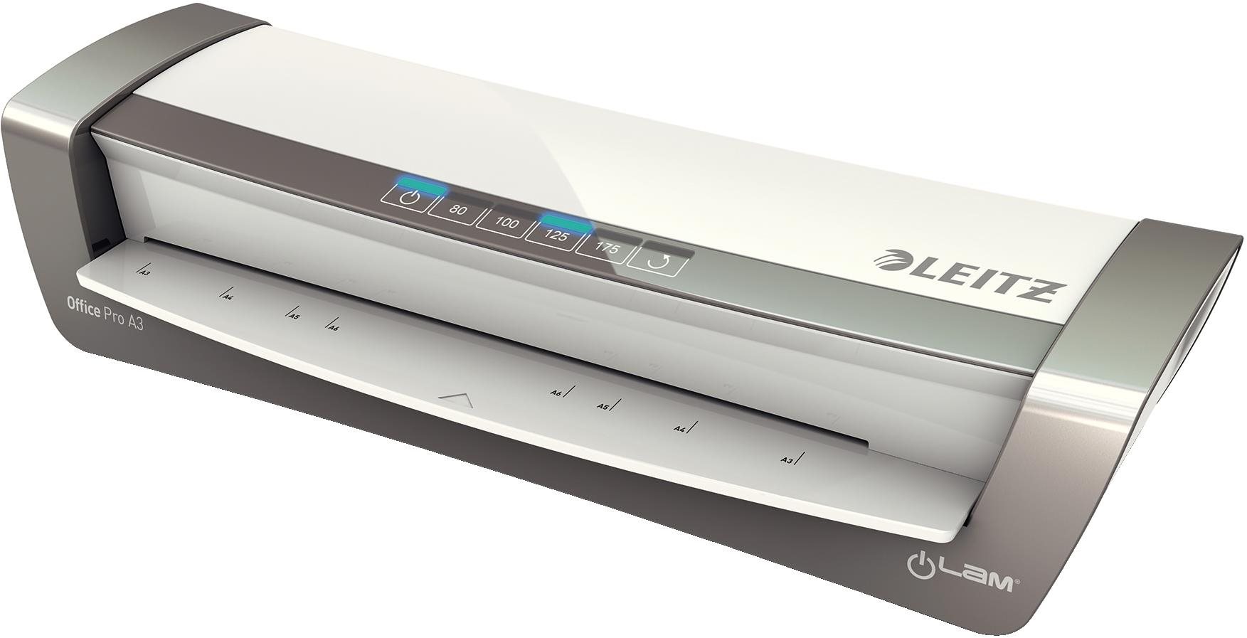 LEITZ iLAM Office Pro A3, sivá Laminovačka