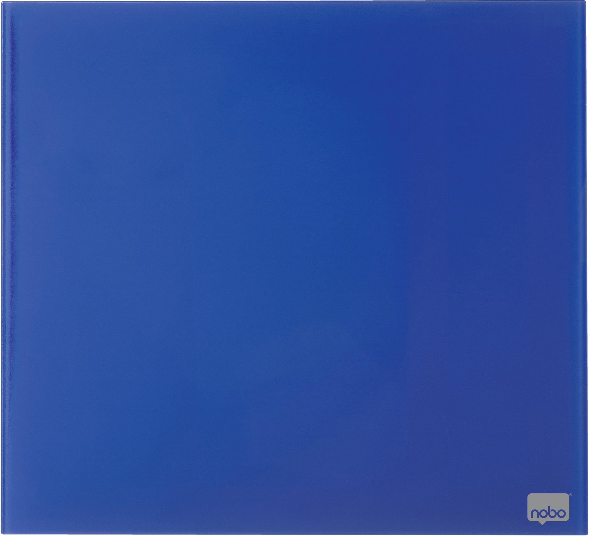 NOBO Glas 45 x 45 cm, blau Magnettafel