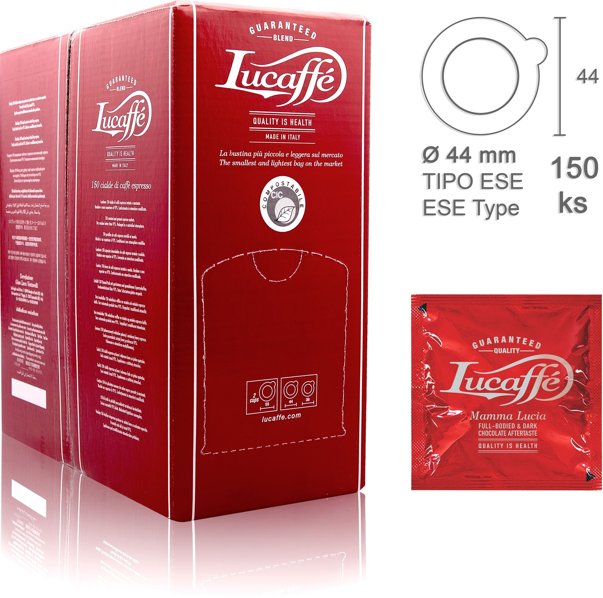 Lucaffe PODS Mamma Lucia 150 ks ESE pody