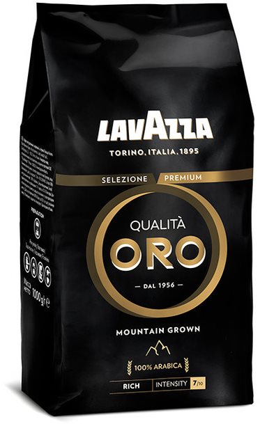 Lavazza Qualita Oro Mountain G, zrnková káva, 1000g Káva