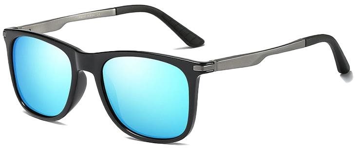 NEOGO Glen 3 Black Silver/Blue Slnečné okuliare