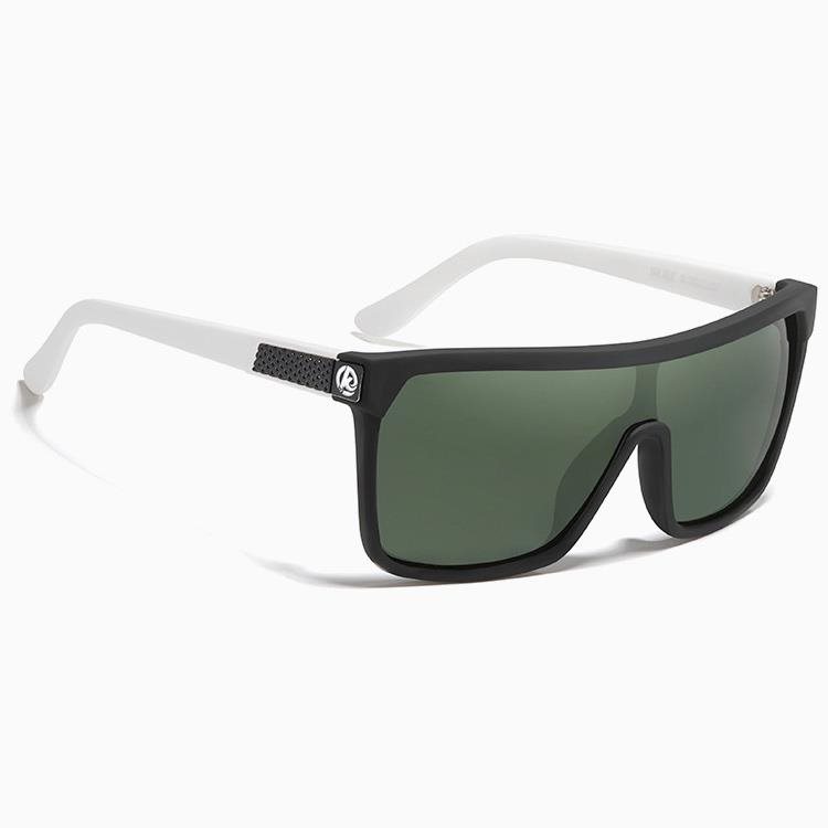 KDEAM Stockton 3 Black & White/Army Slnečné okuliare