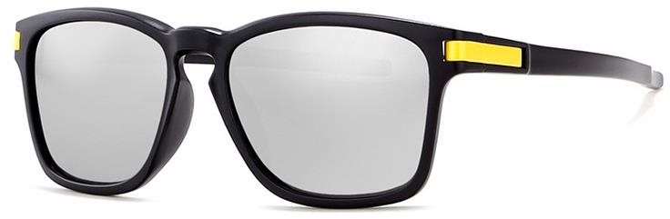 KDEAM Mandan 2 Black/Silver Slnečné okuliare