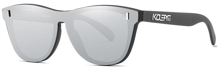 KDEAM Reston 2 Black/Silver Slnečné okuliare