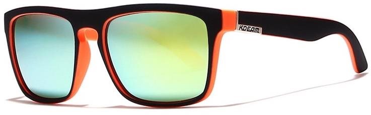 KDEAM Sunbury 11 Black & Orange/Yellow Slnečné okuliare