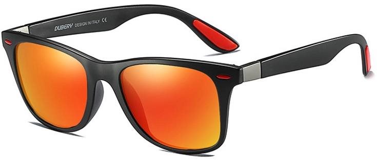 DUBERY Columbia 1 Black/Orange Slnečné okuliare